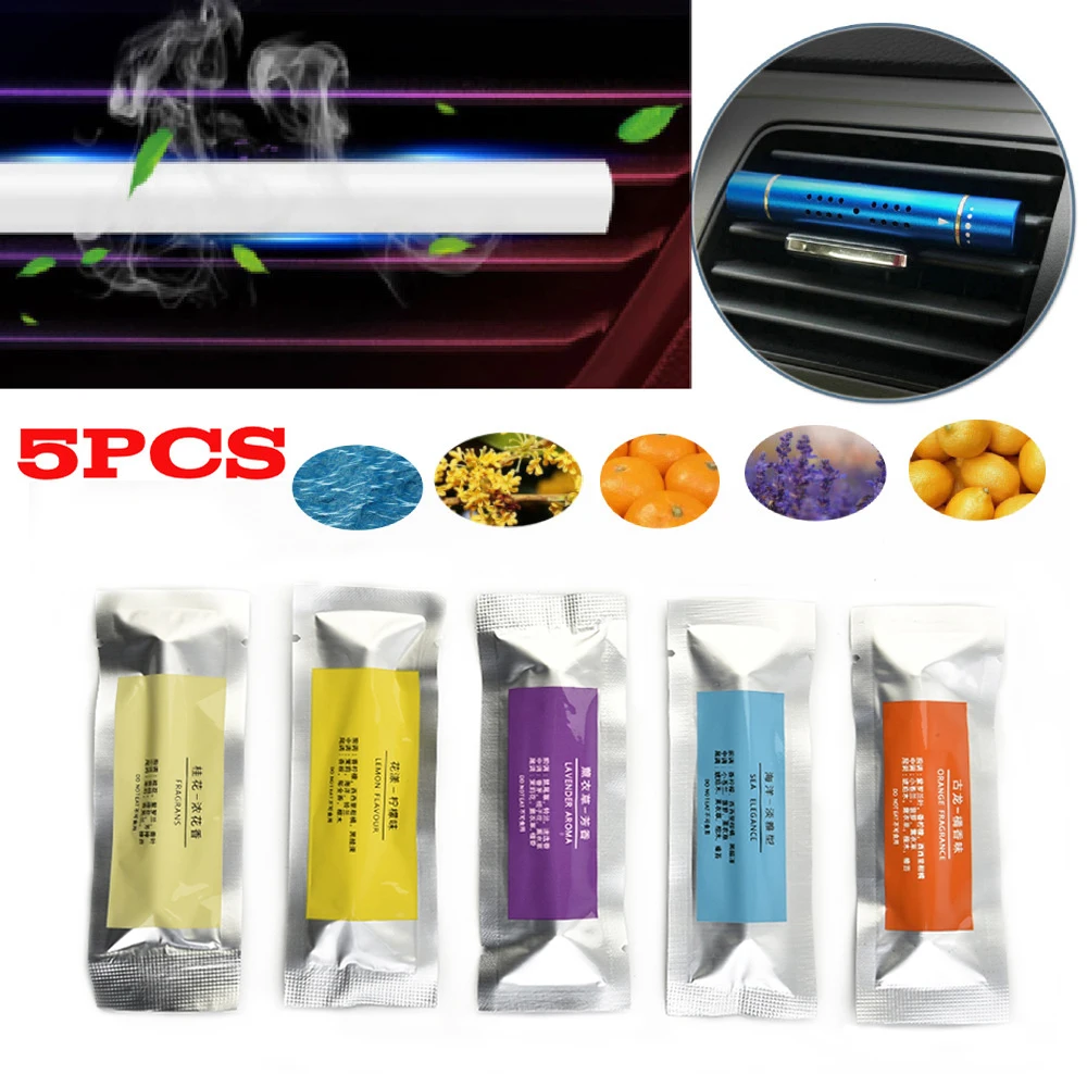 5 Aroma Sticks Air Freshener CustomCar Air Vent Clip Freshener Perfume Diffuser Fragrances For Auto Interior Accessorie
5 Aroma Sticks Air Freshener CustomCar Air Vent Clip Freshener Perfume Diffuser Fragrances For Auto Interior Accessorie
