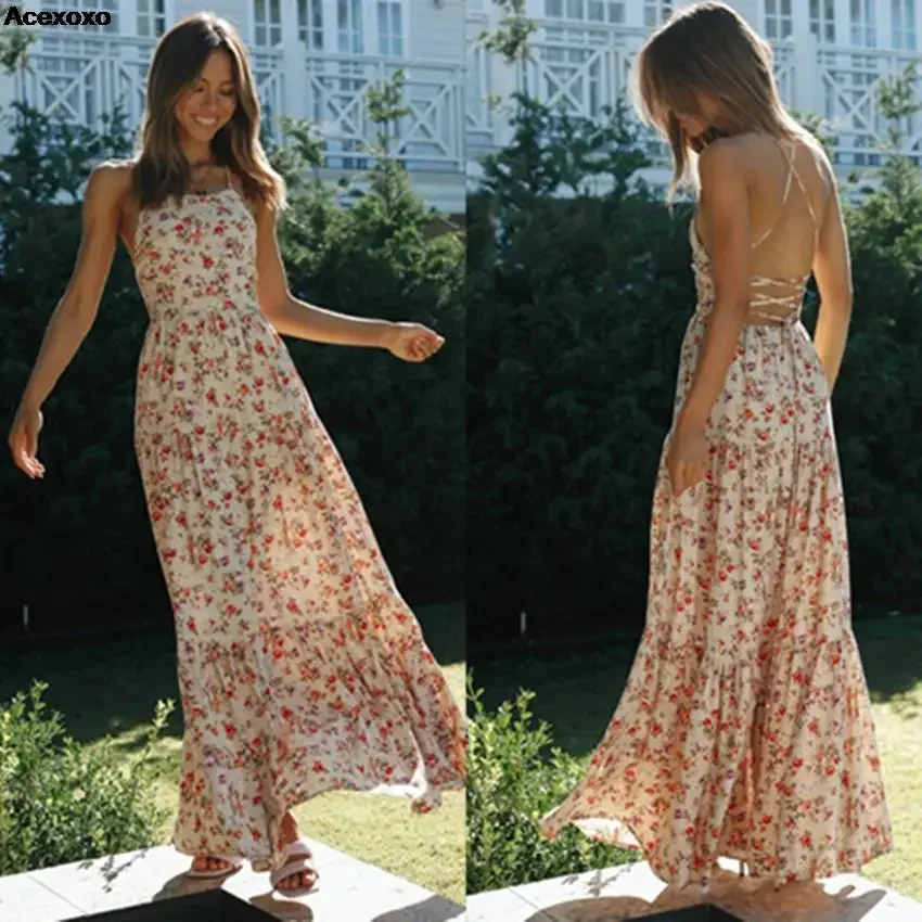 Summer new women's fashion casual sexy waist strap cross backless sleeveless small fresh floral dress
Summer new women's fashion casual sexy waist strap cross backless sleeveless small fresh floral dress