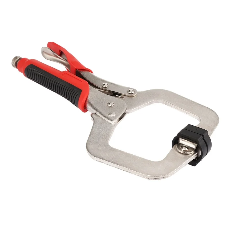 11 inch locking pliers universal C-shaped pressure clamp wooden tenon positioner
11 inch locking pliers universal C-shaped pressure clamp wooden tenon positioner