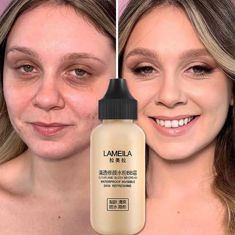 3 Colors Waterproof Liquid Foundation Cover Dark Circles Acne Matte Oil Control Concealer BB Cream Lasting Moisturizing Makeup
3 Colors Waterproof Liquid Foundation Cover Dark Circles Acne Matte Oil Control Concealer BB Cream Lasting Moisturizing Makeup