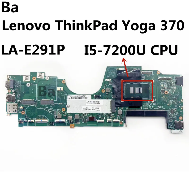Материнская плата для ноутбука Lenovo ThinkPad Yoga 370 CIZS1 LA-E291P SR342 i5-7200U DDR4 100% полностью протестирована
Материнская плата для ноутбука Lenovo ThinkPad Yoga 370 CIZS1 LA-E291P SR342 i5-7200U DDR4 100% полностью протестирована