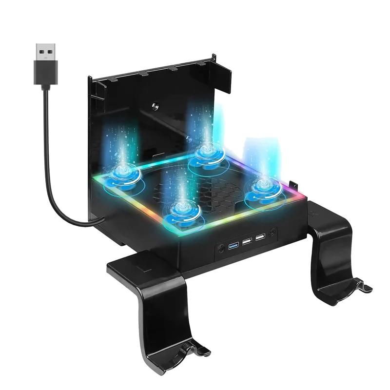 Wall Mount for Xbox Series X with Cooling Fan and 3 USB Port Game Controller Holder Headphone Hanger Wall Shelf Bracket
Wall Mount for Xbox Series X with Cooling Fan and 3 USB Port Game Controller Holder Headphone Hanger Wall Shelf Bracket