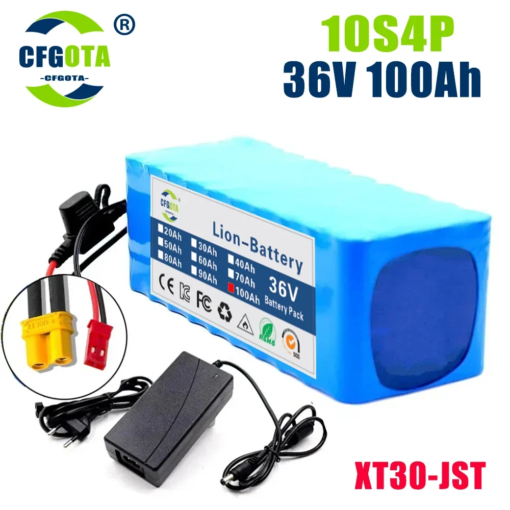 36V 10S4P 100Ah 18650 high-capacity power 42V750W 1000W lithium battery pack for ebike electric car bicycle scooter belt 30A BMS
36V 10S4P 100Ah 18650 high-capacity power 42V750W 1000W lithium battery pack for ebike electric car bicycle scooter belt 30A BMS
