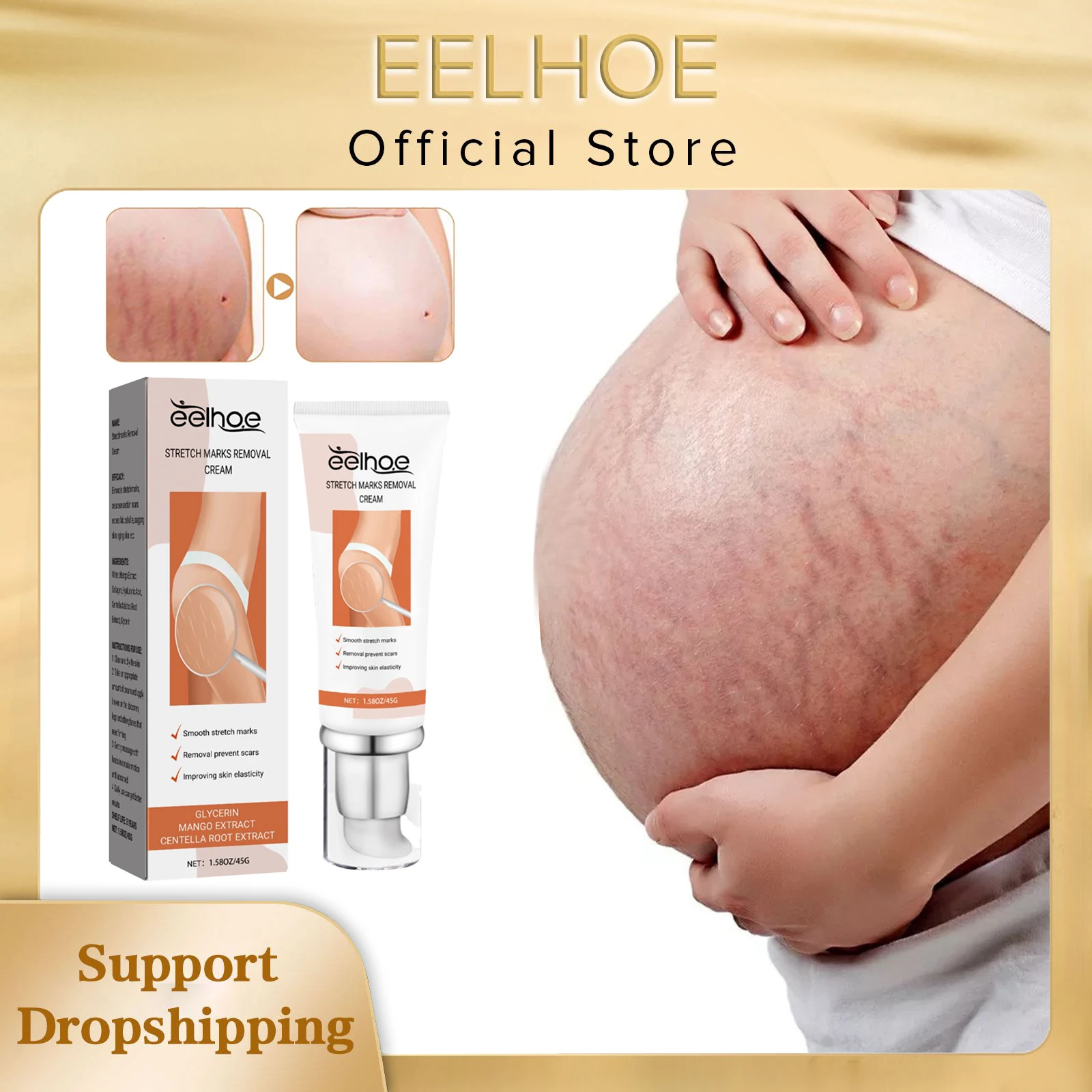 Stretch Mark Repair Ointment Repair Maternity Pregnant Scar Remover Obesity Postpartum Anti-Aging Stretch Mark Pregnancy Cream
Stretch Mark Repair Ointment Repair Maternity Pregnant Scar Remover Obesity Postpartum Anti-Aging Stretch Mark Pregnancy Cream