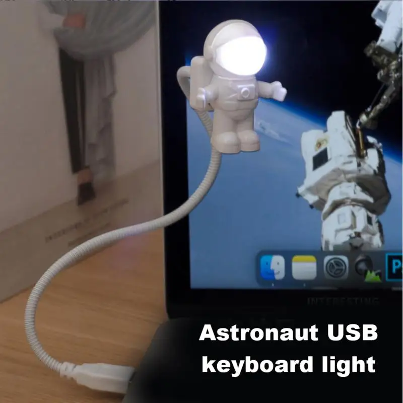 USB-ночник, портативная настольная лампа для чтения с питанием от астронавта, в форме белого астронавта, для компьютера, портативный источник освещения 5 В, лампа с подсветкой
USB-ночник, портативная настольная лампа для чтения с питанием от астронавта, в форме белого астронавта, для компьютера, портативный источник освещения 5 В, лампа с подсветкой