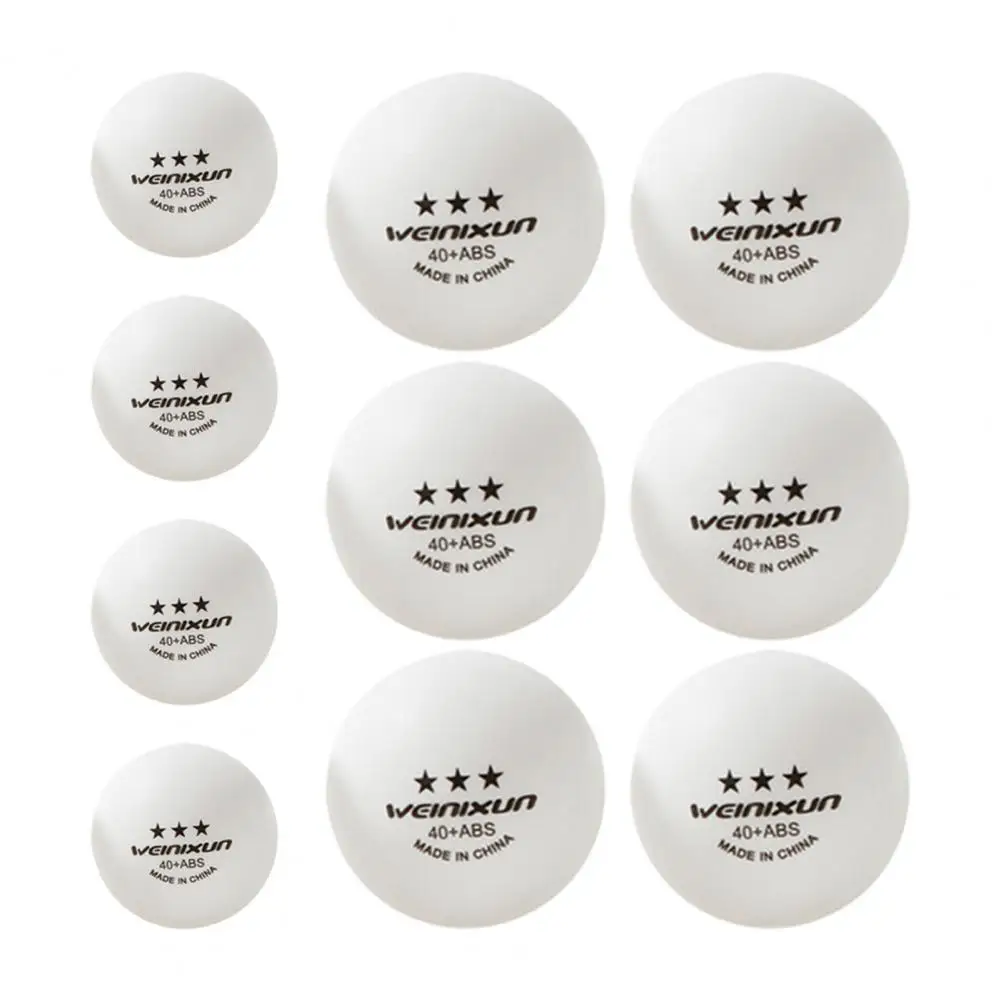 

Ittf Approved Pingpong Ball Pingpong Ball High-performance 3-star Table Tennis Balls Set for Indoor/outdoor Match Training 10pcs