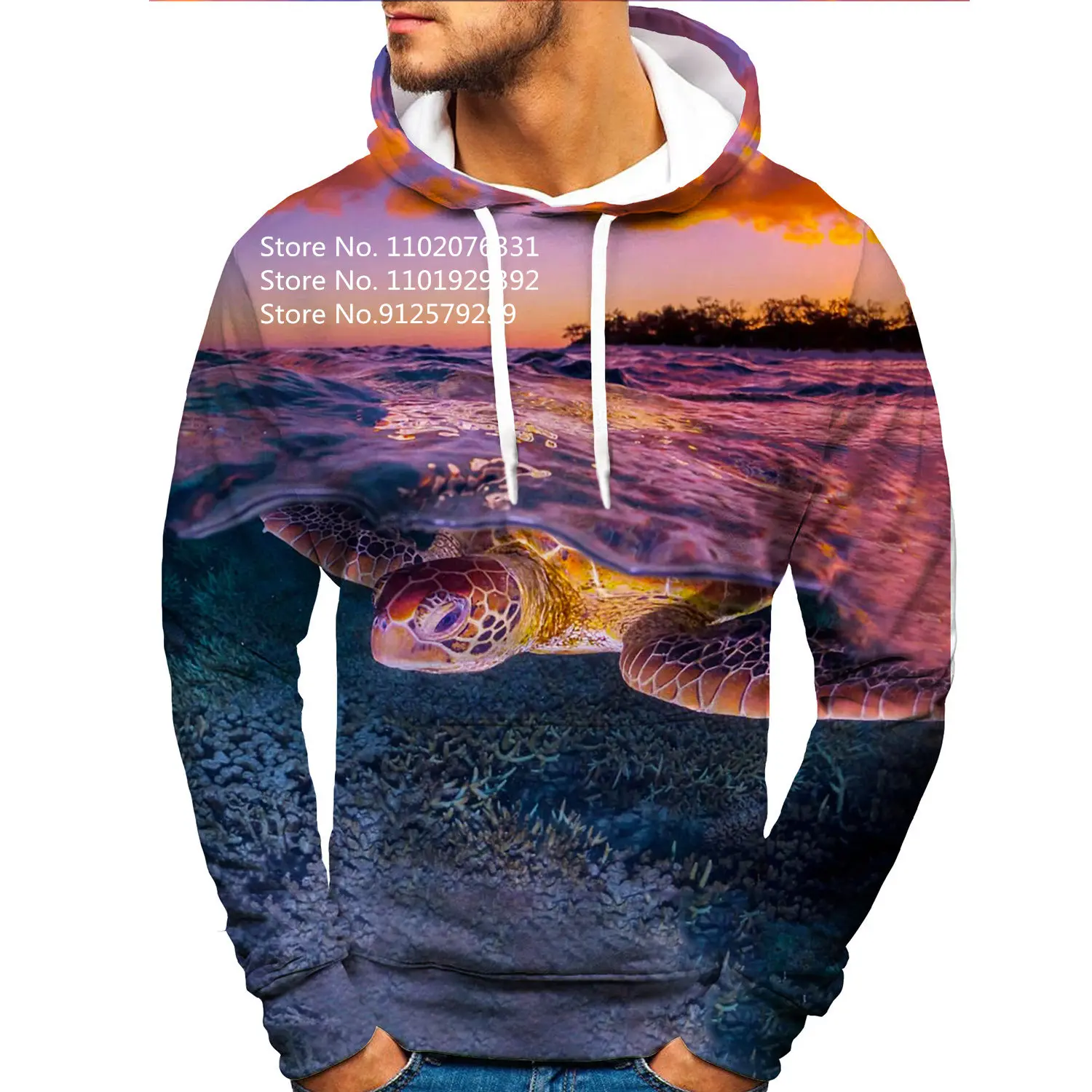 2023 Newest Fashion Sea Turtle Hoodie Sea Animal Colorful Print Long Sleeve Casual Sweatshirt Sport Pullover Funny Coat Jacket
2023 Newest Fashion Sea Turtle Hoodie Sea Animal Colorful Print Long Sleeve Casual Sweatshirt Sport Pullover Funny Coat Jacket