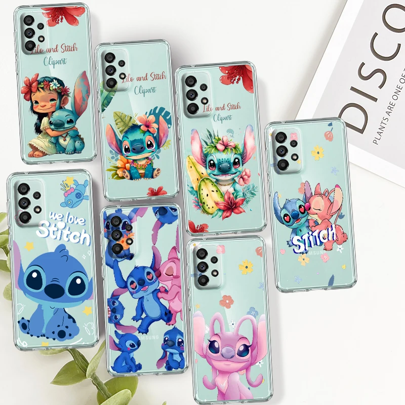 Stitch Cute Ohana For Samsung A14 A54 A34 A73 A53 A33 A23 A13 A32 A72 A52 A32 A22 A03 Silicone Transparent Phone Case Coque Capa
Stitch Cute Ohana For Samsung A14 A54 A34 A73 A53 A33 A23 A13 A32 A72 A52 A32 A22 A03 Silicone Transparent Phone Case Coque Capa