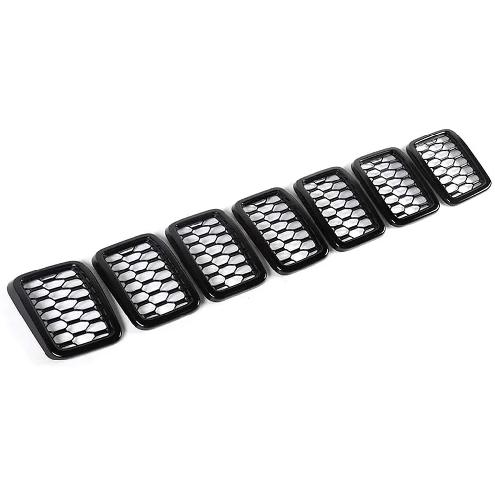 7PCS Front Grill Mesh Inserts,Rings Covers Inserts Kit for 2017 2018 2019 2020 2021 Jeep Grand Cherokee (Black)
7PCS Front Grill Mesh Inserts,Rings Covers Inserts Kit for 2017 2018 2019 2020 2021 Jeep Grand Cherokee (Black)