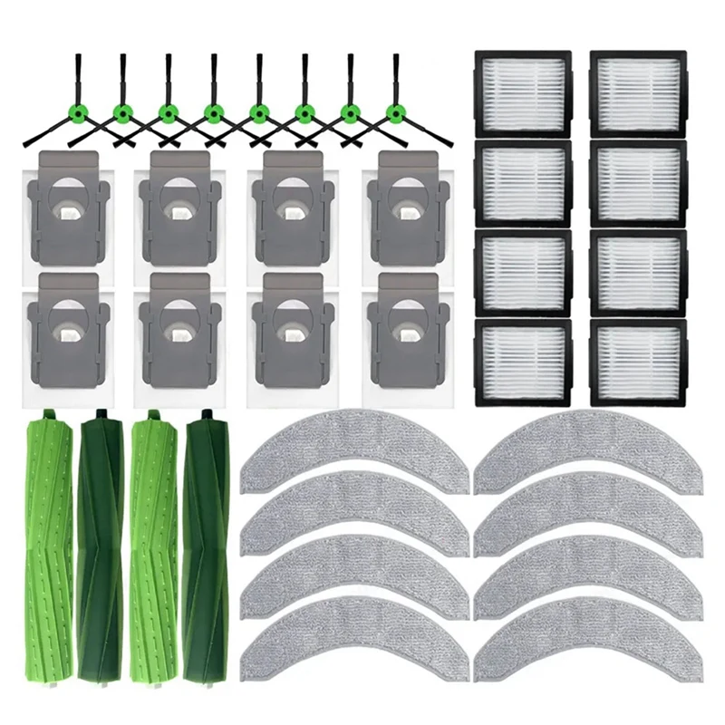 For Irobot Roomba Combo J7+, J9+ Spare Parts Accessories Main Side Brush Hepa Filter Mop Cloth Dust Bags
For Irobot Roomba Combo J7+, J9+ Spare Parts Accessories Main Side Brush Hepa Filter Mop Cloth Dust Bags