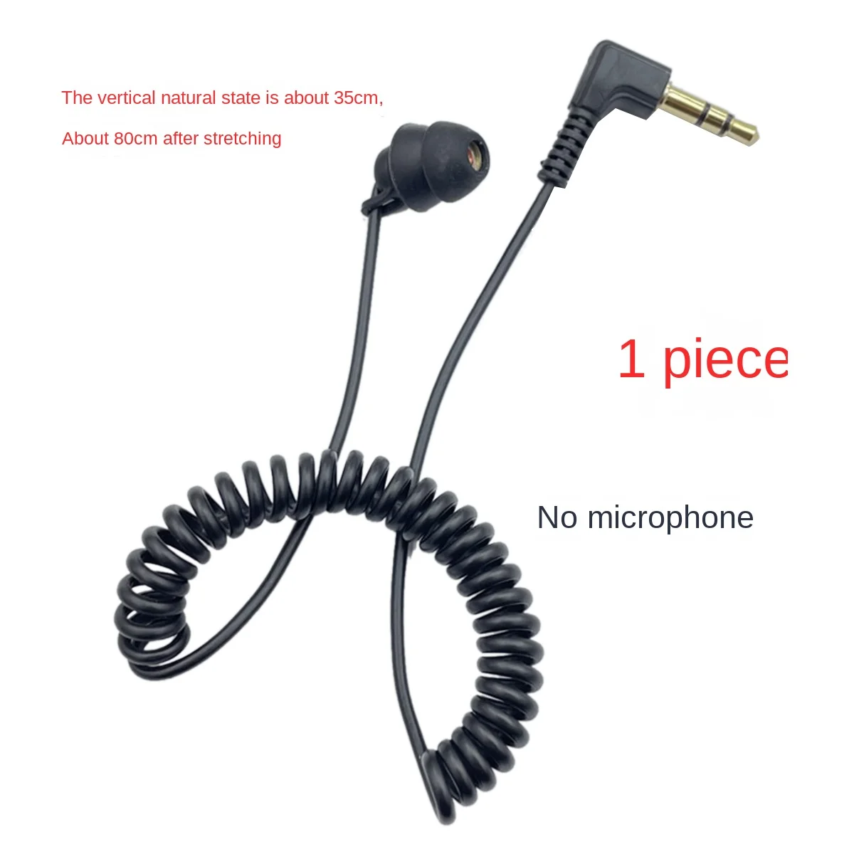 3.5mm Spring Earphones Single Side Headphones Earbuds Wired Headset for Mobile Phone MP3 Computer
3.5mm Spring Earphones Single Side Headphones Earbuds Wired Headset for Mobile Phone MP3 Computer