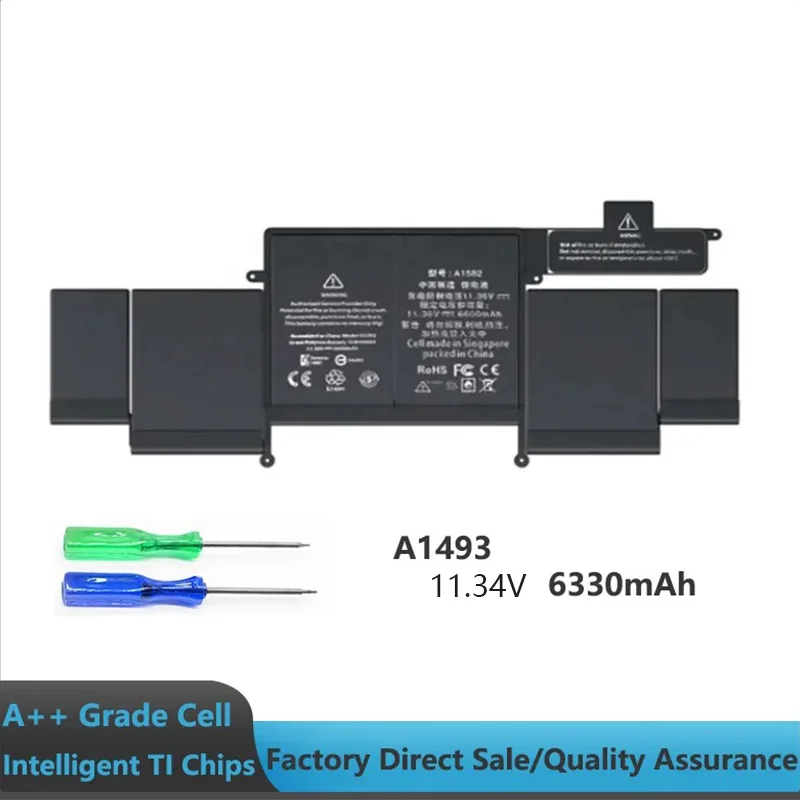 

NOBI A1493 Laptop Battery for Apple MacBook Pro 13" 2013 2014 Retina A1502 ME864LL/A ME866LL/A ME865LL/A MGX72 ME864 ME866