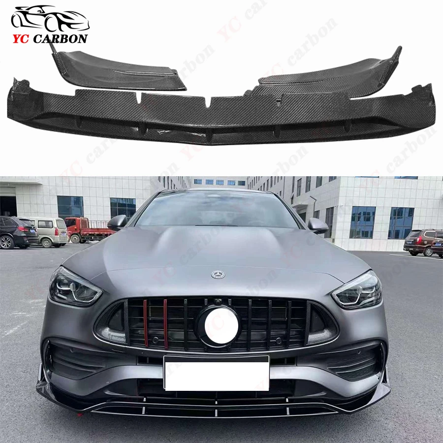 For Mercedes Benz C Class W206 C200L C220L C260L 2022+ Brabus Style Carbon Fiber Front lip Car Front Bumper Diverter Spoiler
For Mercedes Benz C Class W206 C200L C220L C260L 2022+ Brabus Style Carbon Fiber Front lip Car Front Bumper Diverter Spoiler
