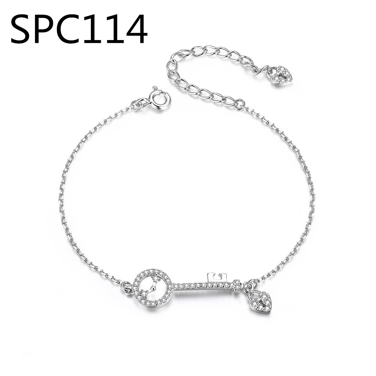 

SPC10 Silver Bracelet Ocean Pendant Blue Zirconia Christmas Gift For Women Fine Jewelry