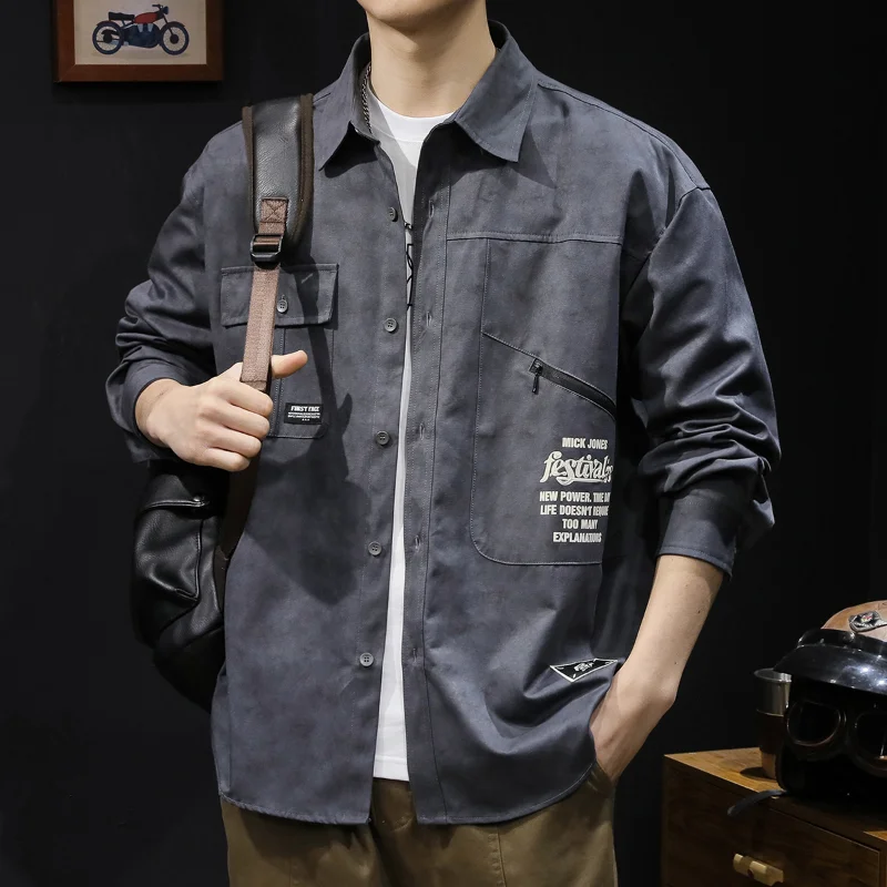 2024 spring and autumn new men's camouflage shirt long sleeve large size men's shirt coat casual American jacket
2024 spring and autumn new men's camouflage shirt long sleeve large size men's shirt coat casual American jacket