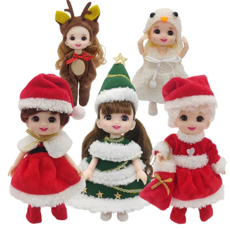 New Popular Christmas Costume for BJD 6 Inches Doll Clothes Set Accessories for Girl's Doll Gift Toys for Children 16cm 1/8
New Popular Christmas Costume for BJD 6 Inches Doll Clothes Set Accessories for Girl's Doll Gift Toys for Children 16cm 1/8