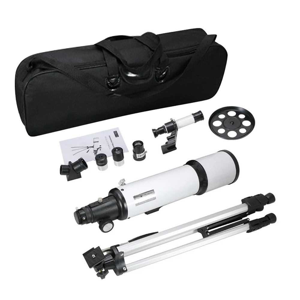 Astronomical Telescope 70mm Aperture 500mm Portable Refracting Telescope Broadband Coating Glass Optic for Adult Kid with Tripod
Astronomical Telescope 70mm Aperture 500mm Portable Refracting Telescope Broadband Coating Glass Optic for Adult Kid with Tripod