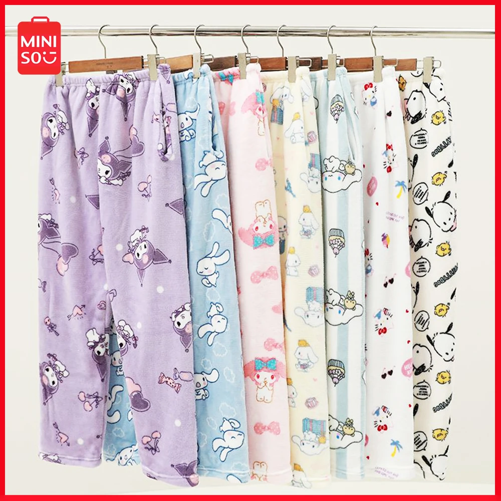 Sanrio Women's Winter Flannel Pants Hellokitty Kuromi Pachacco Y2K Girl Home Warm Pants Casual Soft Pants Pajama Pants Gifts
Sanrio Women's Winter Flannel Pants Hellokitty Kuromi Pachacco Y2K Girl Home Warm Pants Casual Soft Pants Pajama Pants Gifts