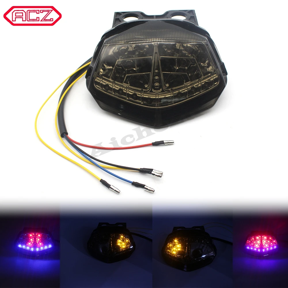 Motorcycle Rear Tail Light Brake Signals Led Integrated Lamp Smoke Light for NINJA250 NINJA 250 NINJA 250R 08 09 10 11 12
Motorcycle Rear Tail Light Brake Signals Led Integrated Lamp Smoke Light for NINJA250 NINJA 250 NINJA 250R 08 09 10 11 12