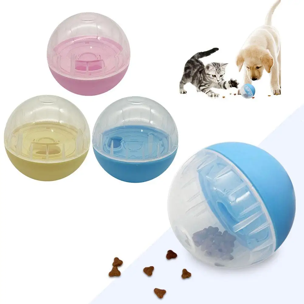 

Pet Interactive Dog Cat Leakage Food Balls Adjustable Anti Choke Slow Feeder Treat Dispenser Iq Training Educational Toy