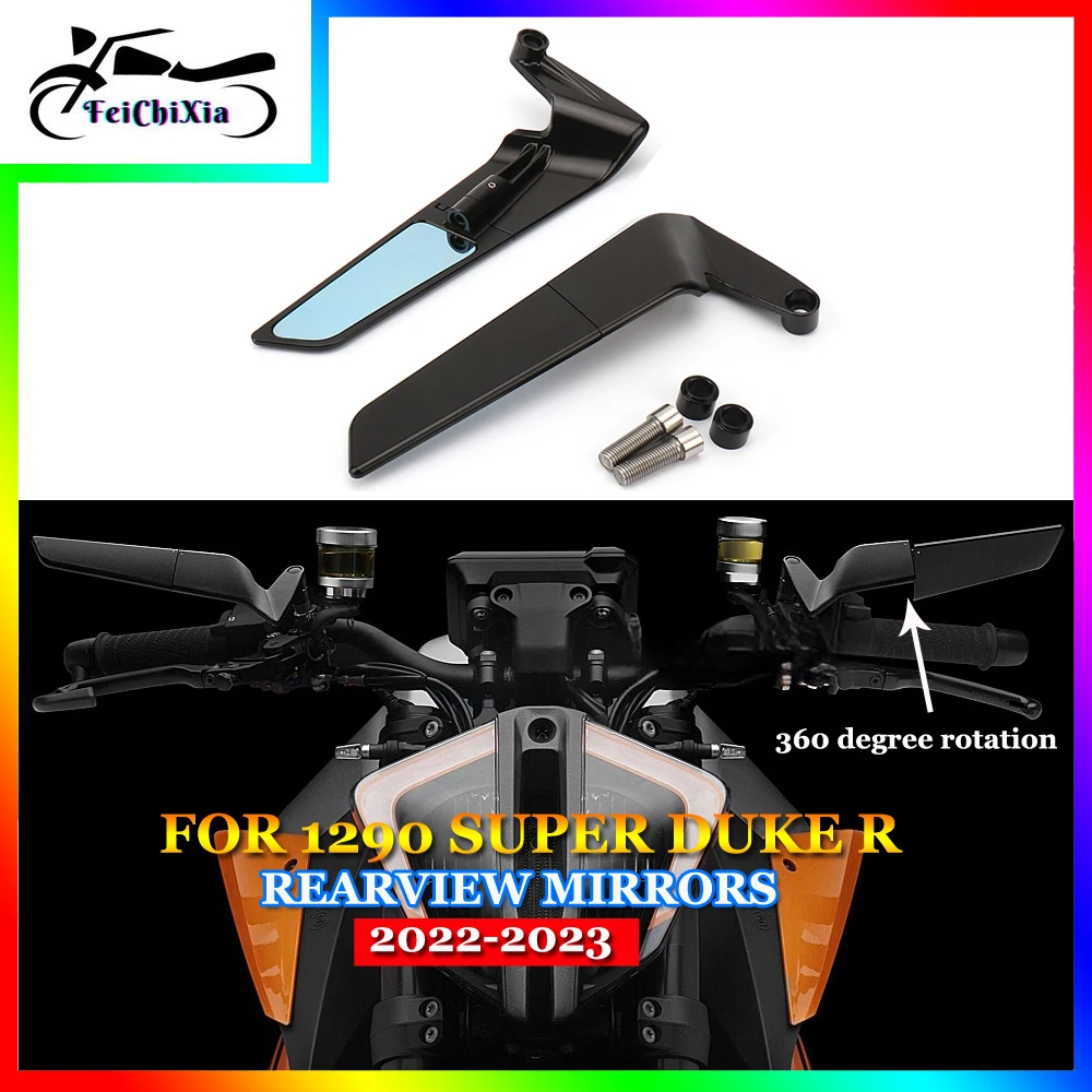 For DUKE 1290 SUPER DUKE R 2022 2023 1290 Super Duke R Motorcycle Accessories Adjustable Rotation Rearview Mirror Side Mirrors
For DUKE 1290 SUPER DUKE R 2022 2023 1290 Super Duke R Motorcycle Accessories Adjustable Rotation Rearview Mirror Side Mirrors