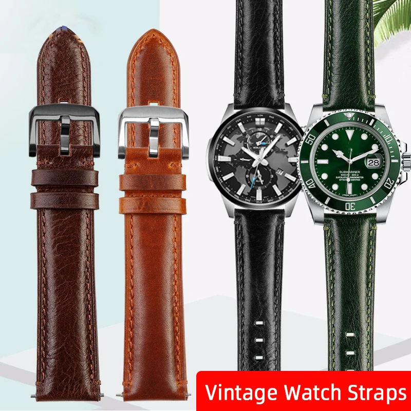 Quick release High Quality Vintage Watch Straps Green Blue Watchbands Replacement Strap for Men's Watch Accessories 20mm 22mm
Quick release High Quality Vintage Watch Straps Green Blue Watchbands Replacement Strap for Men's Watch Accessories 20mm 22mm