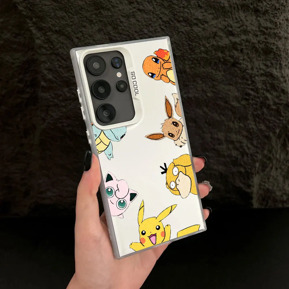 Anime Pocket Monster S25 Case For Samsung S25 S24 Ultra Pokemons For Galaxy S23 S22 S21 FE S20 Ultra Plus Shockproof Phone Cover Anime Pocket Monster S25 Case For Samsung S25 S24 Ultra Pokemons For Galaxy S23 S22 S21 FE S20 Ultra Plus Shockproof Phone Cover