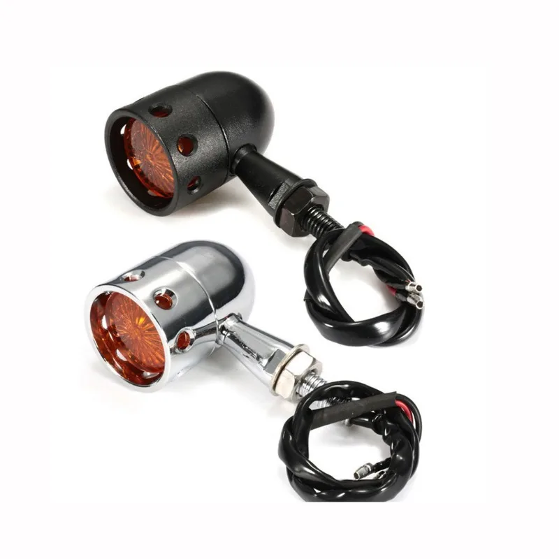 For Harley Honda Yamaha Suzuki 1 Pair Hollow Out Motorcycle Retro Metal Case Turn Signal Bullet Blinker Amber Indicator Light
For Harley Honda Yamaha Suzuki 1 Pair Hollow Out Motorcycle Retro Metal Case Turn Signal Bullet Blinker Amber Indicator Light
