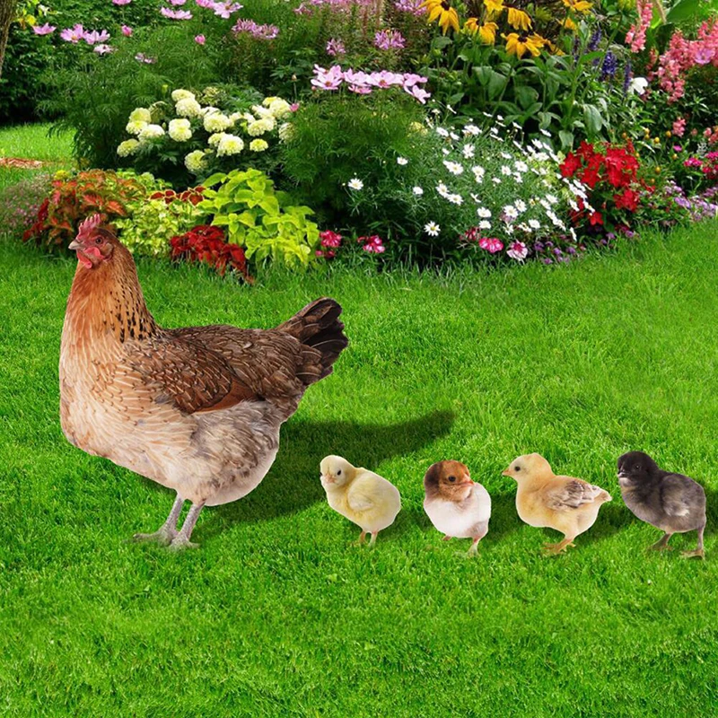 5pcs Chicken Garden Stakes Ornaments Hen and Chick Lawn Insert Signs Double-sided Printing Garden Decoration Rooster Sculpture
5pcs Chicken Garden Stakes Ornaments Hen and Chick Lawn Insert Signs Double-sided Printing Garden Decoration Rooster Sculpture