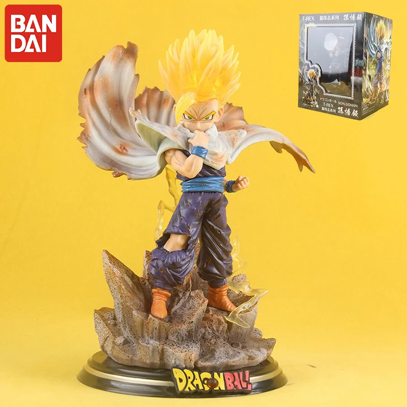 Bandai Anime Dragon Ball Z Super Saiyan Son Gohan Action Figure Model The head can glow Desktop Decor Collection Kids Fans Gift
Bandai Anime Dragon Ball Z Super Saiyan Son Gohan Action Figure Model The head can glow Desktop Decor Collection Kids Fans Gift