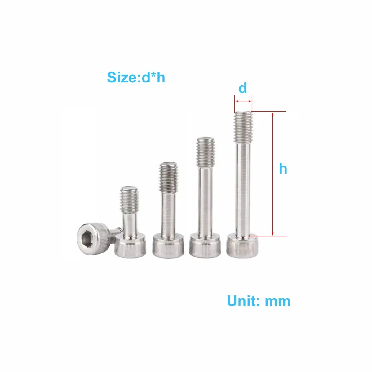 304 Stainless Steel Hexagonal Short Head Anti Falling Screw/Non Loosening Screw M3M4M5M6M8M10
304 Stainless Steel Hexagonal Short Head Anti Falling Screw/Non Loosening Screw M3M4M5M6M8M10