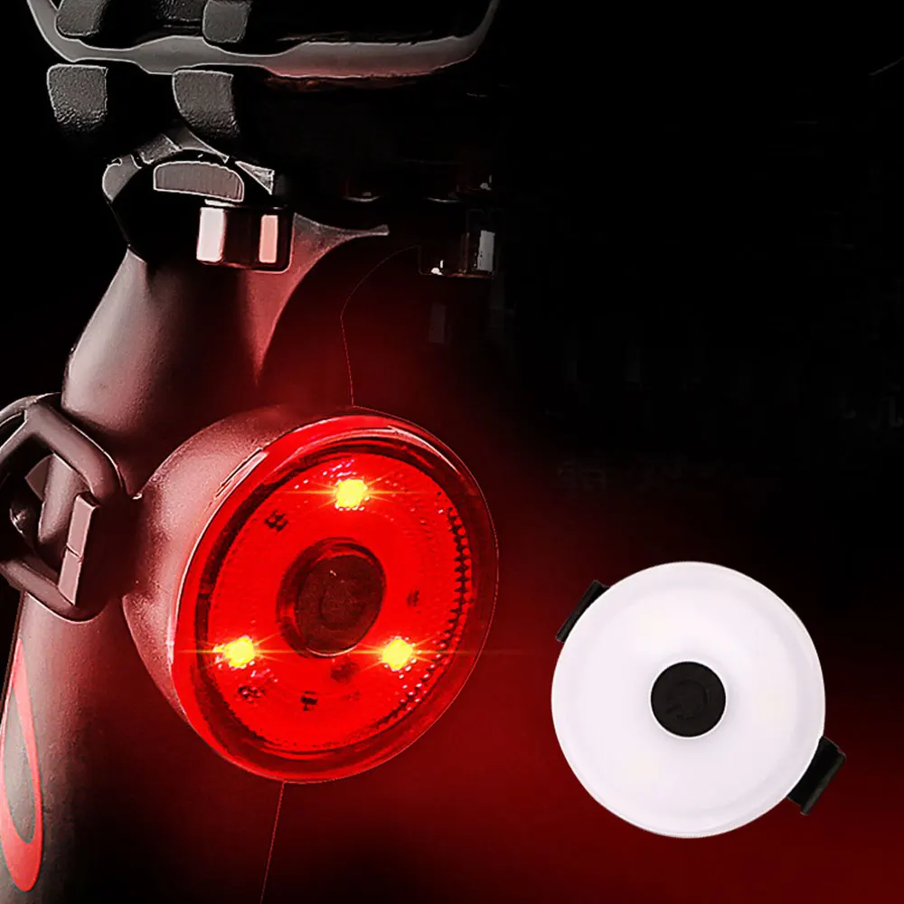 

1set Bicycle Light Bike Night Riding Warning Light Bike Seatpost Taillight Bicycle Rear Light Lamp Lantern Bicycle Accessories