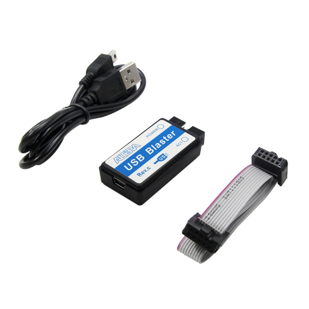 USB Blaster Mini USB Cable 10-Pin JTAG Connection Cable for CPLD FPGA NIOS JTAG Programmer Support All ATLERA Device
USB Blaster Mini USB Cable 10-Pin JTAG Connection Cable for CPLD FPGA NIOS JTAG Programmer Support All ATLERA Device