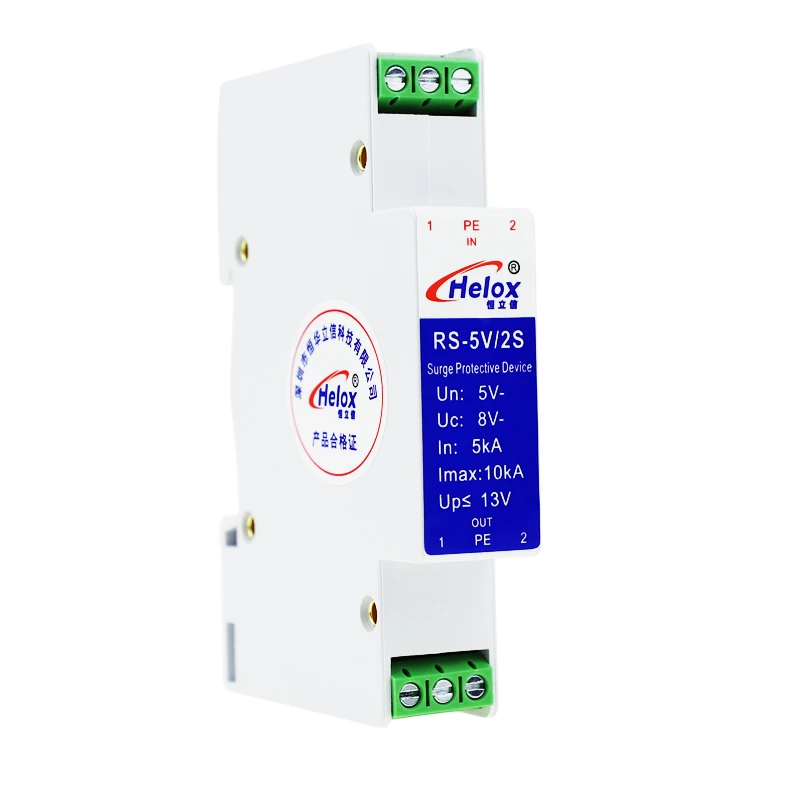 Rail RS485 Signal Lightning Protector Control Signal Surge Signal Arrester RS-5V/2S
Rail RS485 Signal Lightning Protector Control Signal Surge Signal Arrester RS-5V/2S