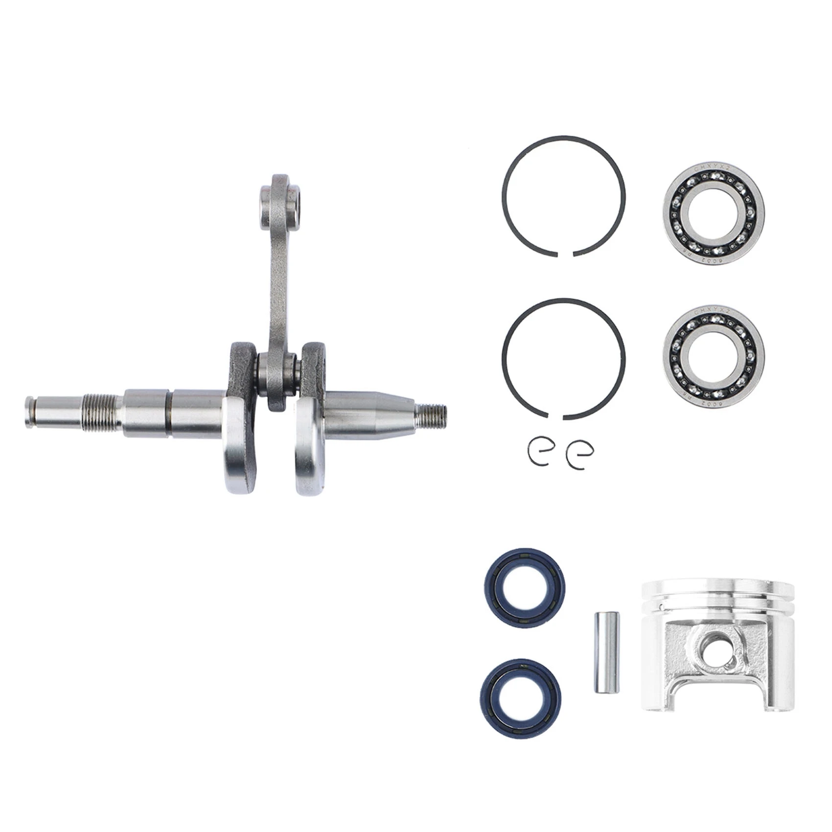 

Crankshaft Crank Bearing Oil Seal & 37mm Piston Ring Kit Fit for STIHL MS170 MS 170 017 Chainsaw Engine Motor Parts