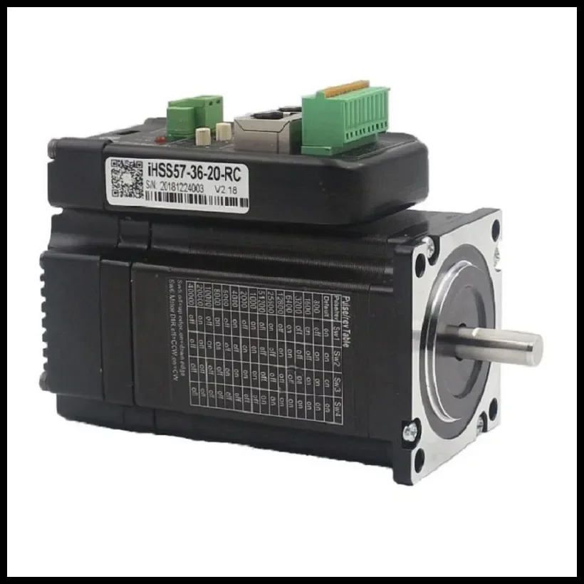 CNC JMC Nema 23 2-Phase 2Nm 4.5A Integrated CANopen RS485 Modbus-RTU Stepper Motor & Driver for CNC Machine Kits IHSS57-36-20-RC
CNC JMC Nema 23 2-Phase 2Nm 4.5A Integrated CANopen RS485 Modbus-RTU Stepper Motor & Driver for CNC Machine Kits IHSS57-36-20-RC