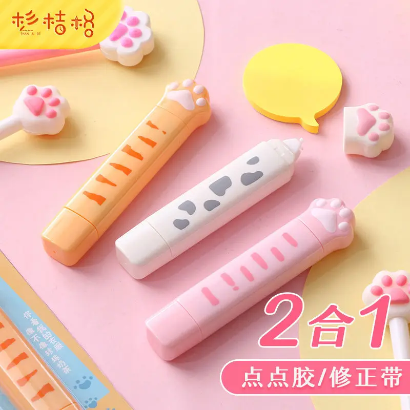 Papelaria Stationery store Promotion gift cute cat paw correction tape mini school cat office supplies classroom learning tools
Papelaria Stationery store Promotion gift cute cat paw correction tape mini school cat office supplies classroom learning tools
