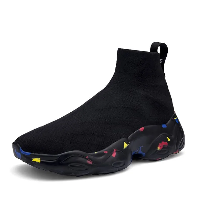 CSDOGUB Men Running Socks High Top Sneakers Knit Upper Breathable Couple Outdoor Sport Shoes Sock Ankle Boots Woman Chunky Shoes
CSDOGUB Men Running Socks High Top Sneakers Knit Upper Breathable Couple Outdoor Sport Shoes Sock Ankle Boots Woman Chunky Shoes