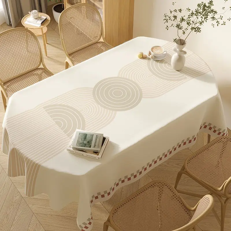 140x220CM Oval Tablecloth Oil-proof, Water-proof, Heat-resistant, Wash-free Nordic PVC Tablecloth for Table and Coffee Table
140x220CM Oval Tablecloth Oil-proof, Water-proof, Heat-resistant, Wash-free Nordic PVC Tablecloth for Table and Coffee Table