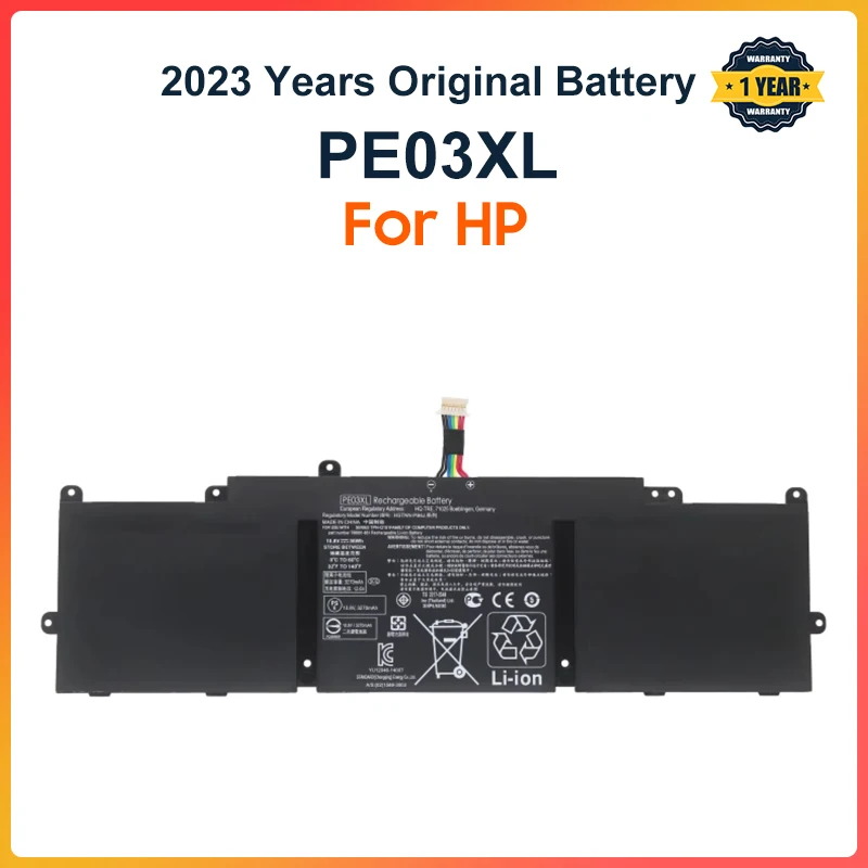 Аккумулятор PE03XL для ноутбука HP Chromebook 210 G1 11 G3 G4 HSTNN-LB6M PE03XL 767068-005 766801-421 TPN-Q151 10,8 V 36WH 
Аккумулятор PE03XL для ноутбука HP Chromebook 210 G1 11 G3 G4 HSTNN-LB6M PE03XL 767068-005 766801-421 TPN-Q151 10,8 V 36WH