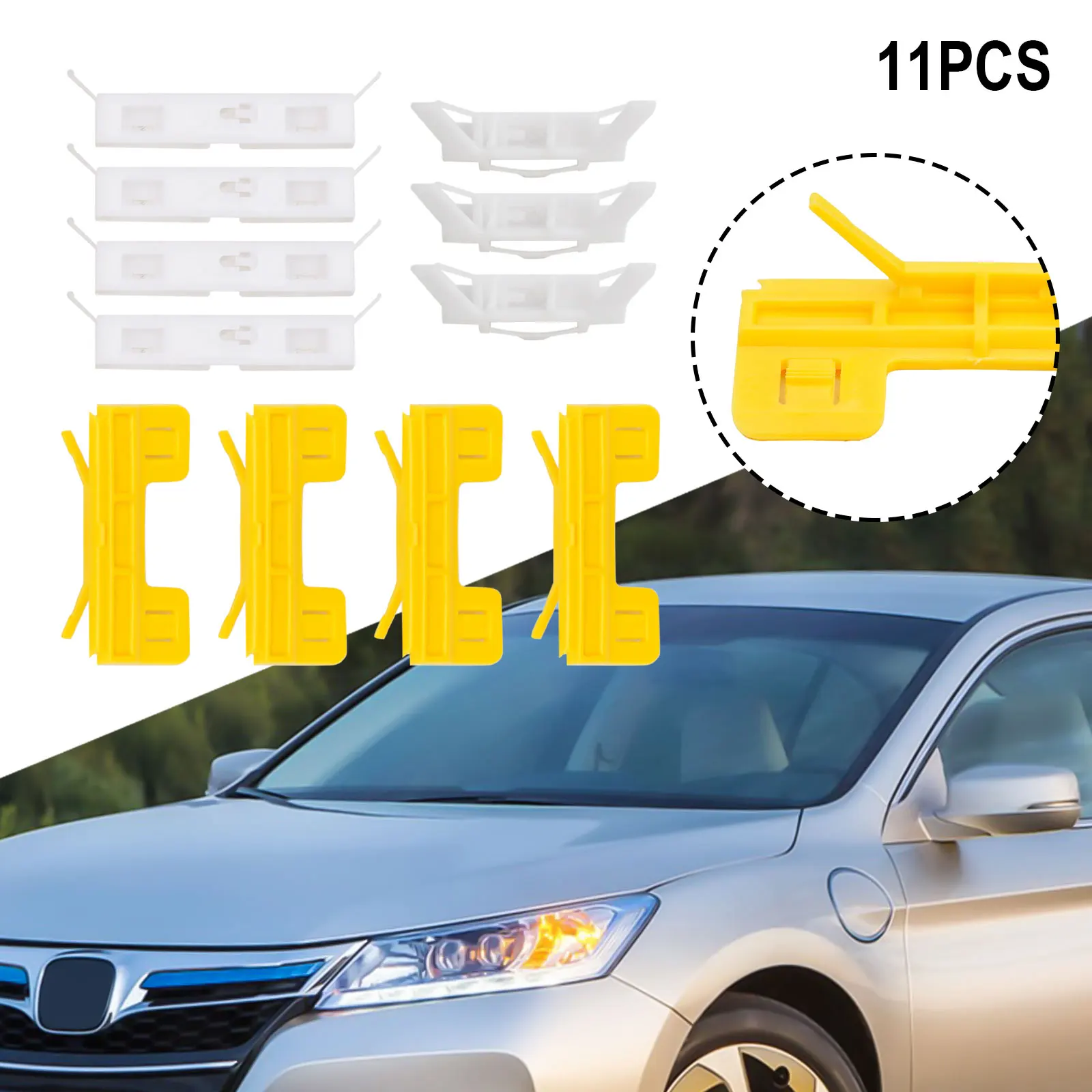 91572-SDA-A01 Retainer Repair Set Windshield Roof Retainer Repair Set 7cm X 1.5cm White & Yellow 2004-2008 2004-2009
91572-SDA-A01 Retainer Repair Set Windshield Roof Retainer Repair Set 7cm X 1.5cm White & Yellow 2004-2008 2004-2009