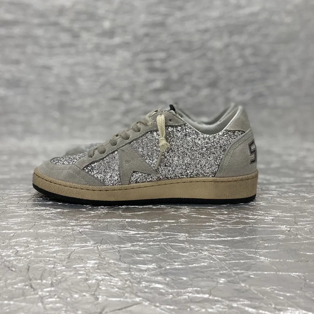 2023 Fashion Women Gillter Star Casual shoes Customized Retro Dirty Ballstar Shoes EU35-EU40
2023 Fashion Women Gillter Star Casual shoes Customized Retro Dirty Ballstar Shoes EU35-EU40
