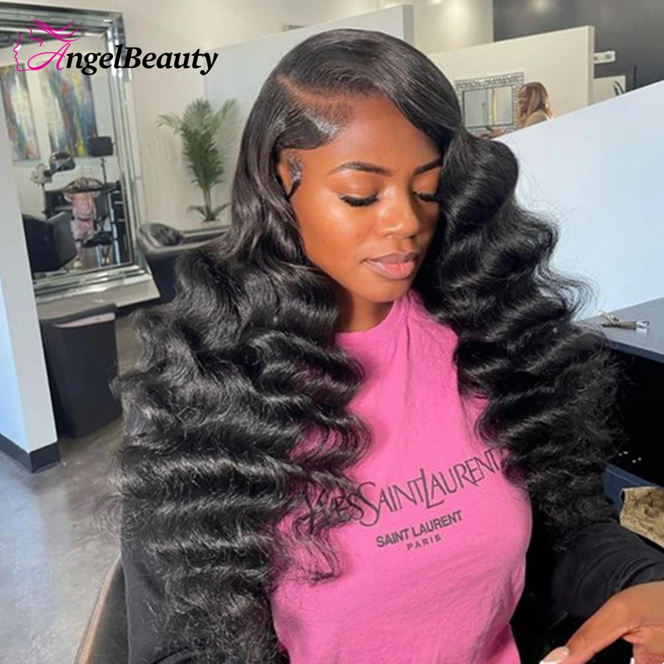 220Density Loose Deep Wave Lace Frontal Wig Transparent 13x6/13x4 Human Hair Wigs For Women Brazilian Lace Front Human Hair Wigs
220Density Loose Deep Wave Lace Frontal Wig Transparent 13x6/13x4 Human Hair Wigs For Women Brazilian Lace Front Human Hair Wigs