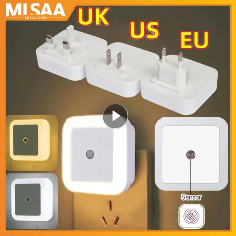 Mini LED Night Light EU US UK Wall Plug in Night Light Home Plug Sensor Control Induction Night Light Room Bedroom Decoration
Mini LED Night Light EU US UK Wall Plug in Night Light Home Plug Sensor Control Induction Night Light Room Bedroom Decoration