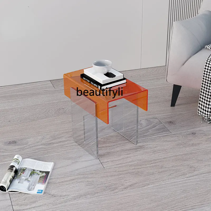 Living Room and Sample Room Sofa Side Table Table Acrylic Extremely Narrow Creative Artistic Sense Designer Model Corner Table
Living Room and Sample Room Sofa Side Table Table Acrylic Extremely Narrow Creative Artistic Sense Designer Model Corner Table