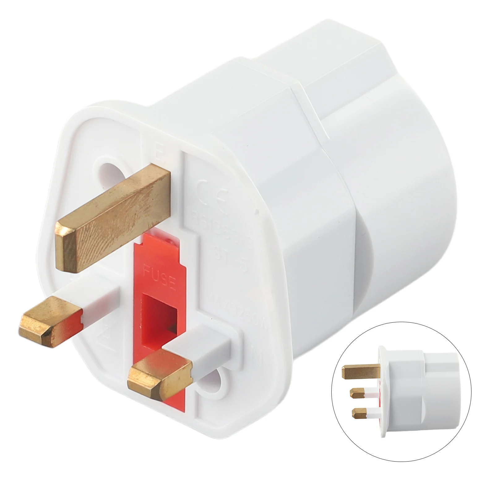 British Plug Adapter Home 2Pin To 3Pin European Style Three Pins With Ground 13A 250V Electronic Components 1 Pcs
British Plug Adapter Home 2Pin To 3Pin European Style Three Pins With Ground 13A 250V Electronic Components 1 Pcs