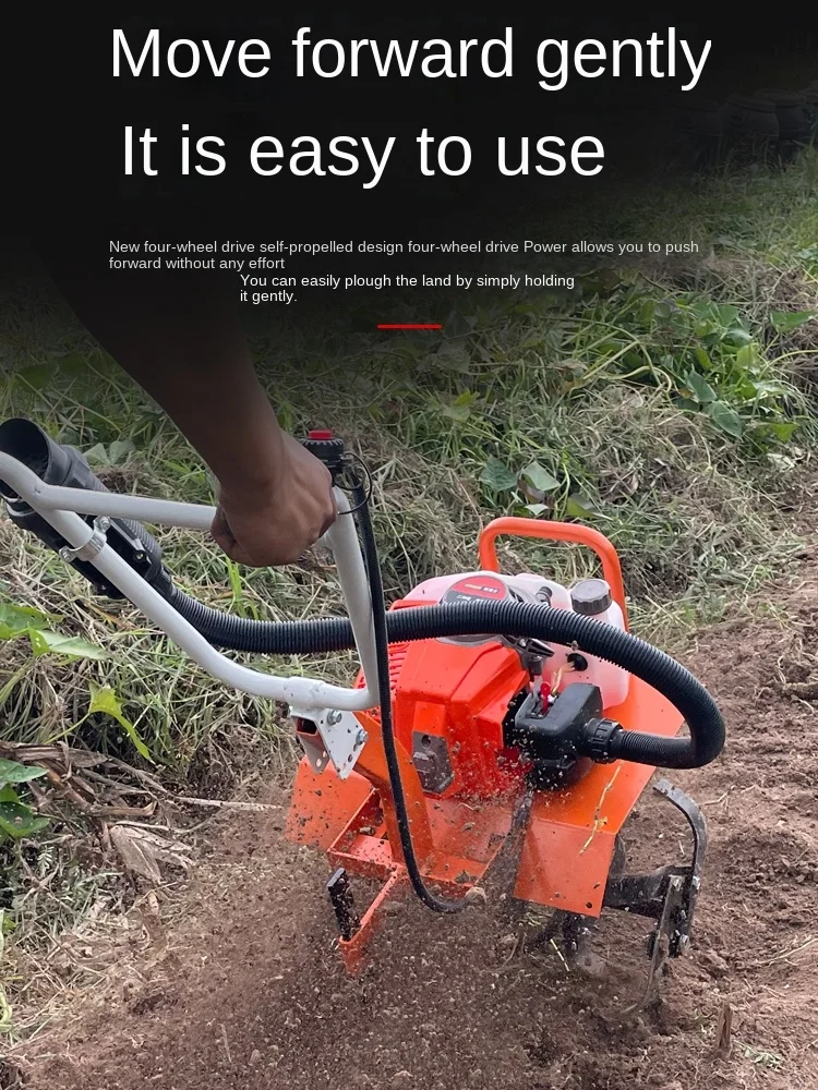 Micro-Tiller Agricultural Small Furrowing Machine Cultivation Machine Soil Turning Artifact Tillage Gasoline Soil Loosening
Micro-Tiller Agricultural Small Furrowing Machine Cultivation Machine Soil Turning Artifact Tillage Gasoline Soil Loosening