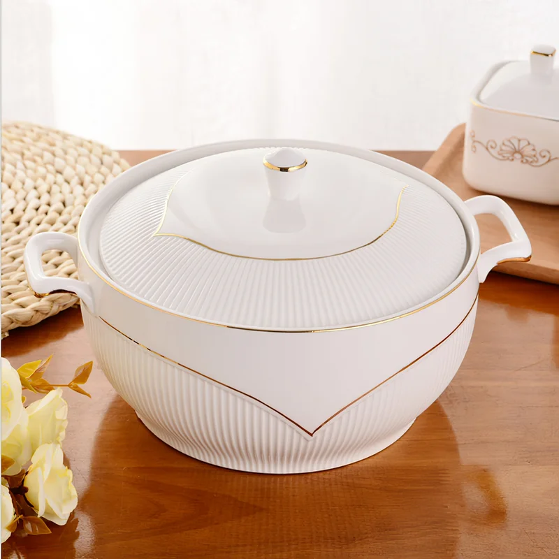 Ceramic Soup Pot White Round Nordic Phnom Penh 2.6L Large Bowl with Lid Cooking Utensils Household Kitchen Supplies Tableware
Ceramic Soup Pot White Round Nordic Phnom Penh 2.6L Large Bowl with Lid Cooking Utensils Household Kitchen Supplies Tableware