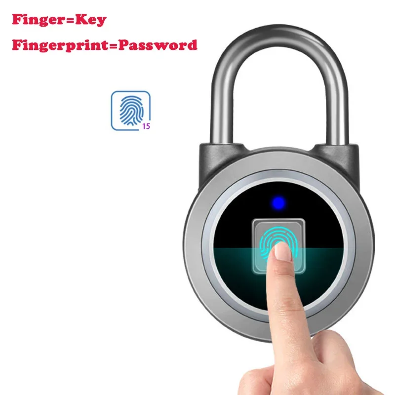 Smart Padlock Fingerprint Lock APP Unlocking Travel Waterproof Household Locker Drawer Anti-theft Fingerprint Lock Large Lock
Smart Padlock Fingerprint Lock APP Unlocking Travel Waterproof Household Locker Drawer Anti-theft Fingerprint Lock Large Lock
