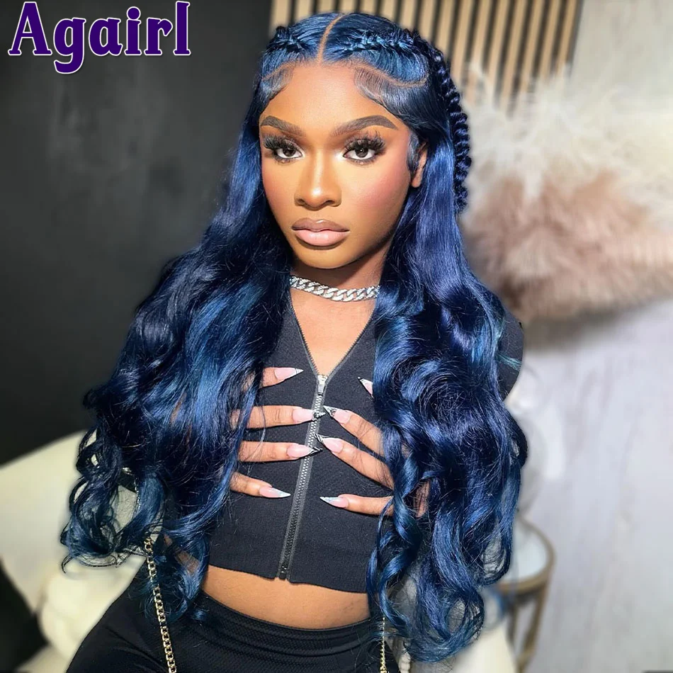 Body Wave/Straight Blue Color Human Hair Wigs For Women 200 Density Transparent 13X6 13X4 Lace Frontal Wig 5X5 Glueless Lace Wig
Body Wave/Straight Blue Color Human Hair Wigs For Women 200 Density Transparent 13X6 13X4 Lace Frontal Wig 5X5 Glueless Lace Wig